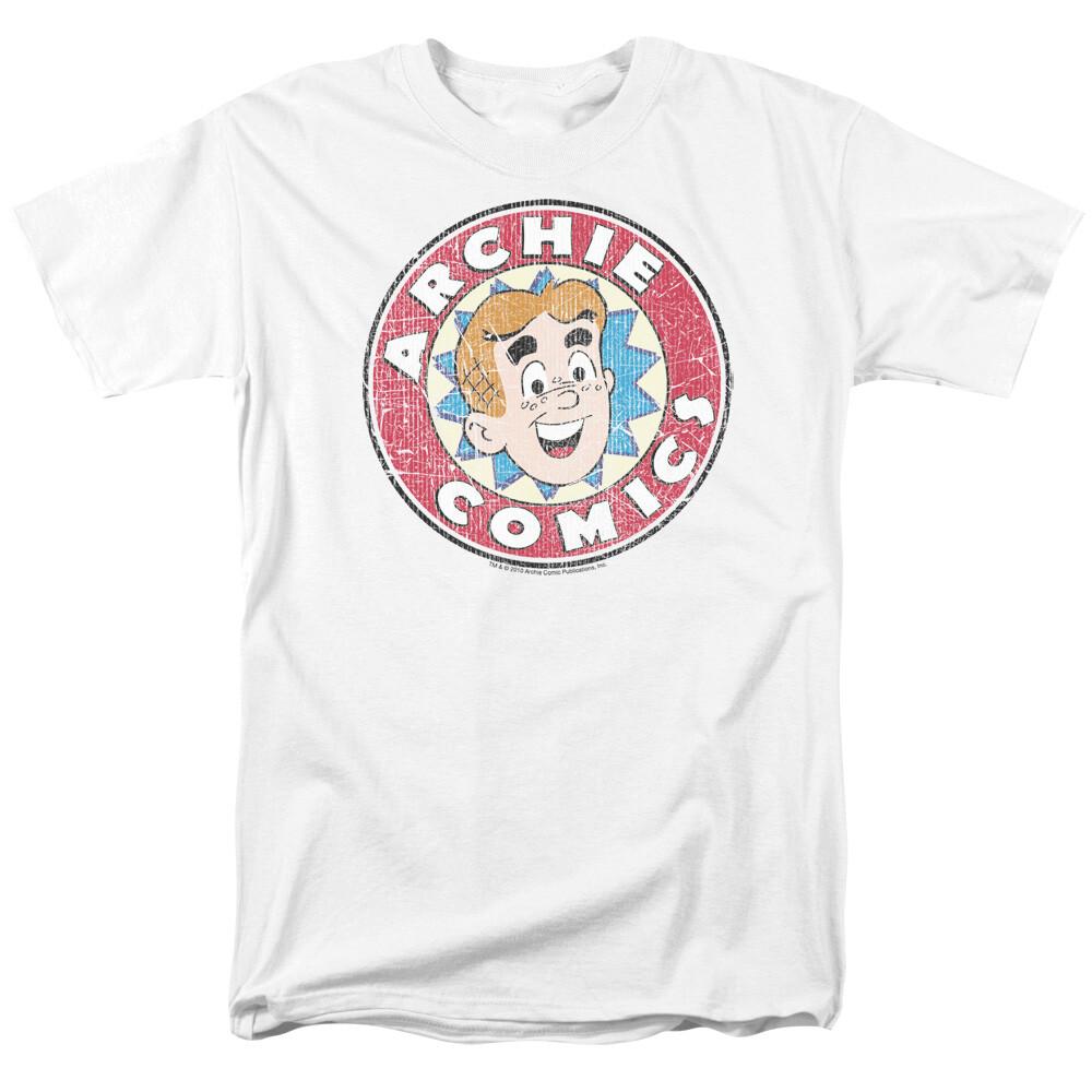 Archie Comics Logo T Shirt Licensed Comic Book Tee White L