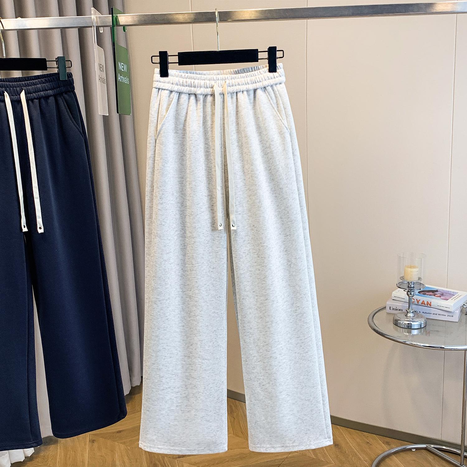 

Dimanaf 2025 Большой размер Длинные брюки Весна Пояс Женщины Однотонные Брюки гаремы Эластичная талия Повседневные Свободные брюки Новые S