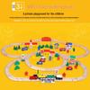 100-Piece Wooden Electric Track Set for Kids 3-5 Years: Educational Toy