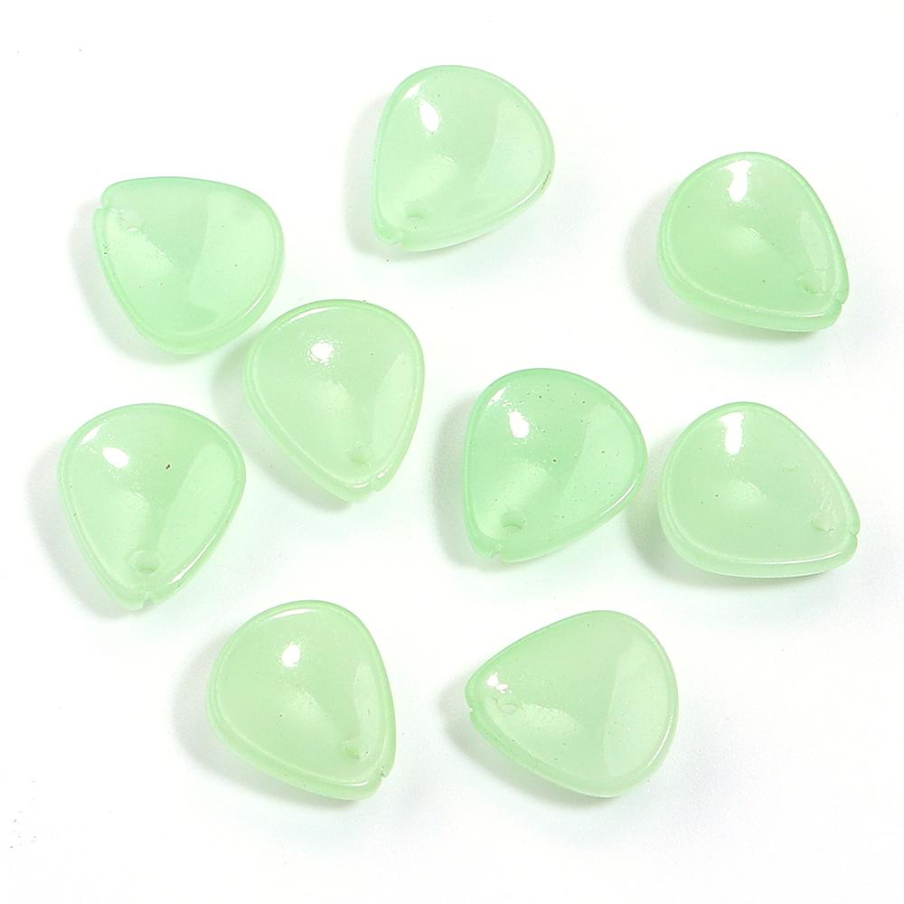 

50pcs/lot Plum Blossom Petals Lampwork Beads Glass Loose Beads For Jewelry Making DIY Bracelet Necklace Crafts Accessories трава зеленый