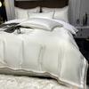 Luxury Embroidery King Size 600Tc Egyptian Cotton Soft Smooth Duvet Cover Sheet Set Fitted Sheet Pillowcases Hotel Bedding Set