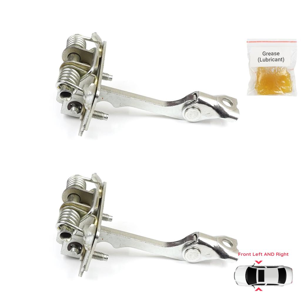 BDP949-1 2 Pieces Front Left AND Right Door Catch Hinge Brake Stop Check Limiter for Renault Master MK2 Opel Movano A Interstar 1998-2010 8200597523