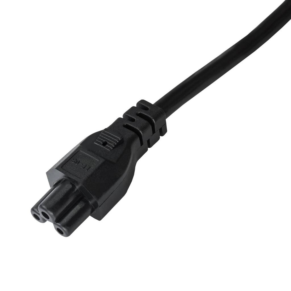 Kabel zasilający do notebooka Akyga AK-NB-01A koniczynka IEC C5 CEE 7/7 1.5m