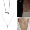 Fashion Spring Spike Pendant Necklace Adjustable Choker Simple Collar Necklace Party Jewelry Hip Hop Clavicle Chain