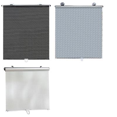 Verdunkelungsrollo mit Saugnäpfen Rollrollo Fensterrollo Temporäre Fensterabdeckung Vorhang 49,12 x 22,79 Zoll zufällig