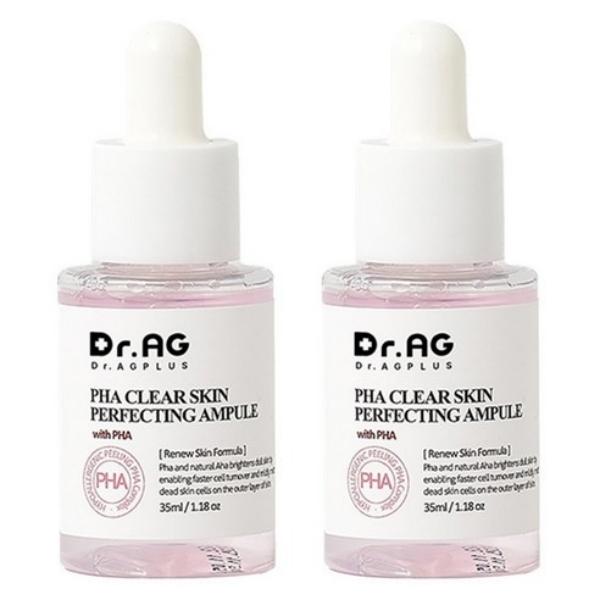 

Dr.AG+ PHA Clear Skin Perfecting Ampoule 35ml (2-Pack) 35ml (2-Pack)