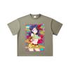 260 GSM Double Yarn 32 Count 100% Cotton Dragon Ball V44 Lunch Waifu Print Unisex Heavy Cotton T Shirt