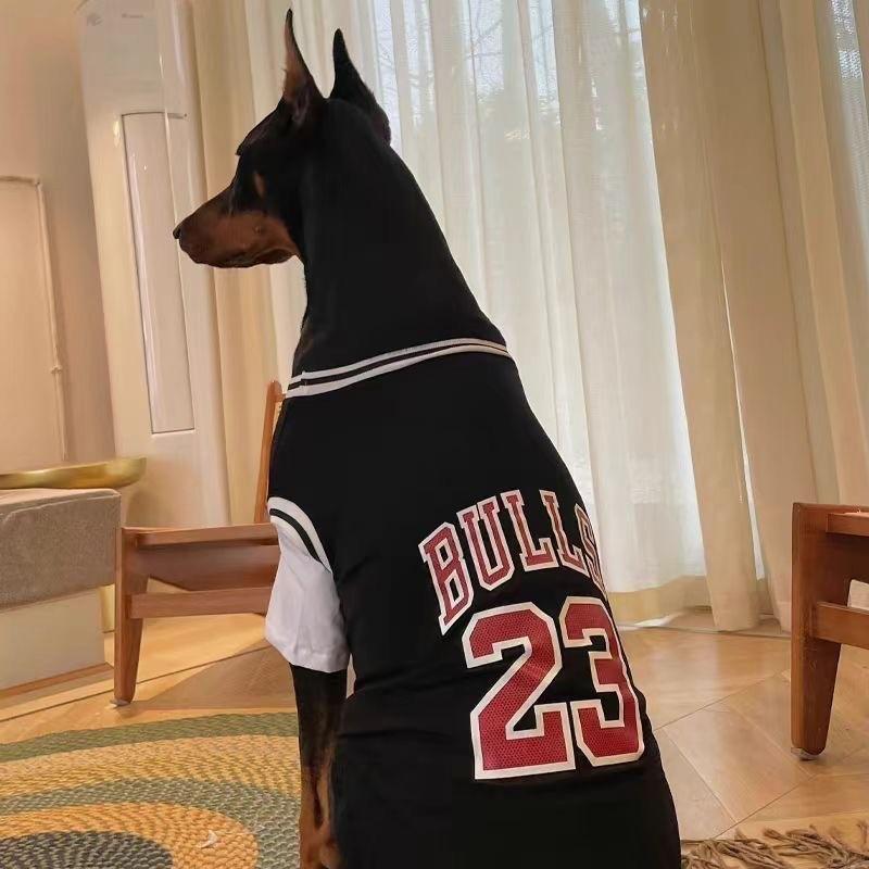 Dog Clothes Large Dog Thin Golden Retriever Labrador Doberman Fake Two-piece Ball Clothing Large Dog Clothes Summer Clothes