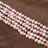 1String, White Natural Freshwater Pearls, Handmade Rice Pearl Beads, 3-4 Mm, for DIY Necklace Accessories, Jewelry Making, Women Gift, 36 Cm