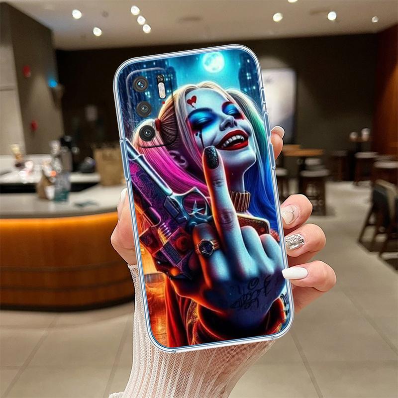 Joker Transparent Phone Case for Samsung Galaxy A04 A04S A14 A23 A34 A54 M23 M33 M52 M53
