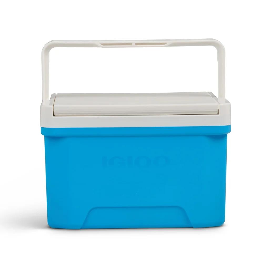 9 QT Hard Sided Cooler Ice Chest with Elevated Design Portable Lunch Storage Reversible Tray Lid Outdoor Activities