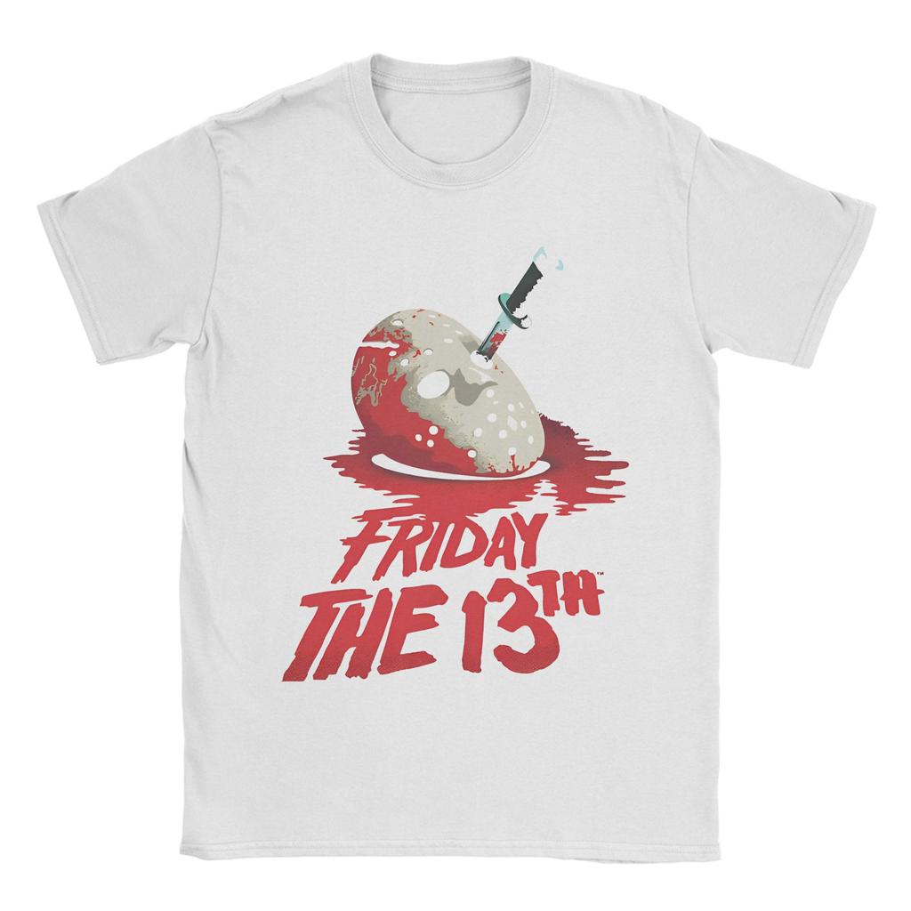 Jason Voorhees Friday 13th Horror T Shirt Men Women Cotton Vintage TShirt Crew Neck  Tee Shirt Short Sleeve Clothes Plus Size