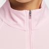 Nike Swoosh Tempo Run Moisture-Wicking Quick-Dry Zip Long Sleeve Running T-Shirt Women Tops HV2843-663