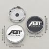 4pcs 60mm ABT logo Car Badge Wheel Center Hub Caps Badge Covers sticker Styling Accessories