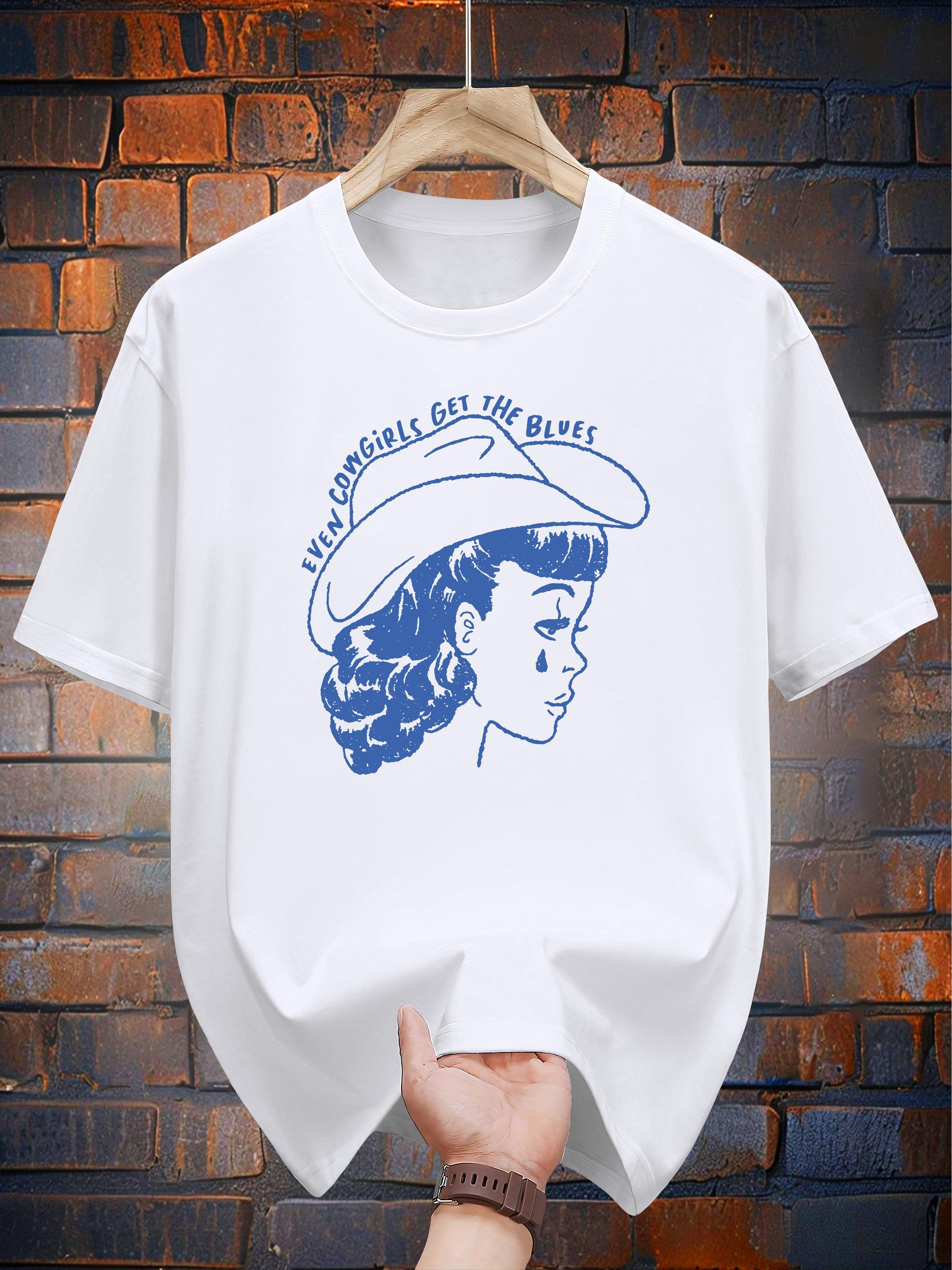 Casual Cotton Graphic T-shirt - Short Sleeve S