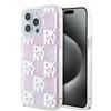 DKNY DKHCP15XLCPEPP iPhone 15 Pro Max6.7" Pink Hardcase Liquid Glitter Multilogo