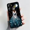 Custodia per Stampa per ZTE Nubia Neo 3 5G Fundas Capa Guscio Nero in Silicone Morbido Copertura ZTE Nubia Neo 3 GT Carina Custodia con Fiore e Cartone Animato