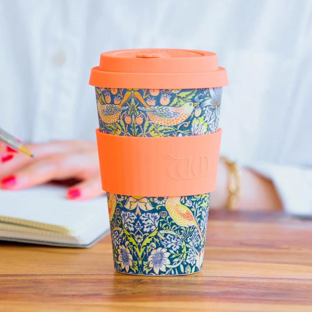 Ecoffee Cup (Ecoffee Cup) - Reusable, Eco-Friendly, 400ml, by William Morris, 814 037
