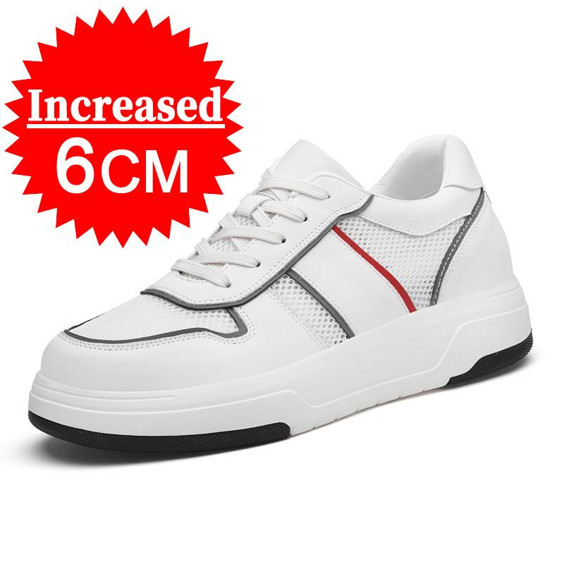 

Модная мужская обувь Мужская повседневная обувь на платформе Обувь для увеличения роста для мужчин Стельки 6 см Скрытые каблуки Спортивная обувь для внутреннего увеличения роста 42