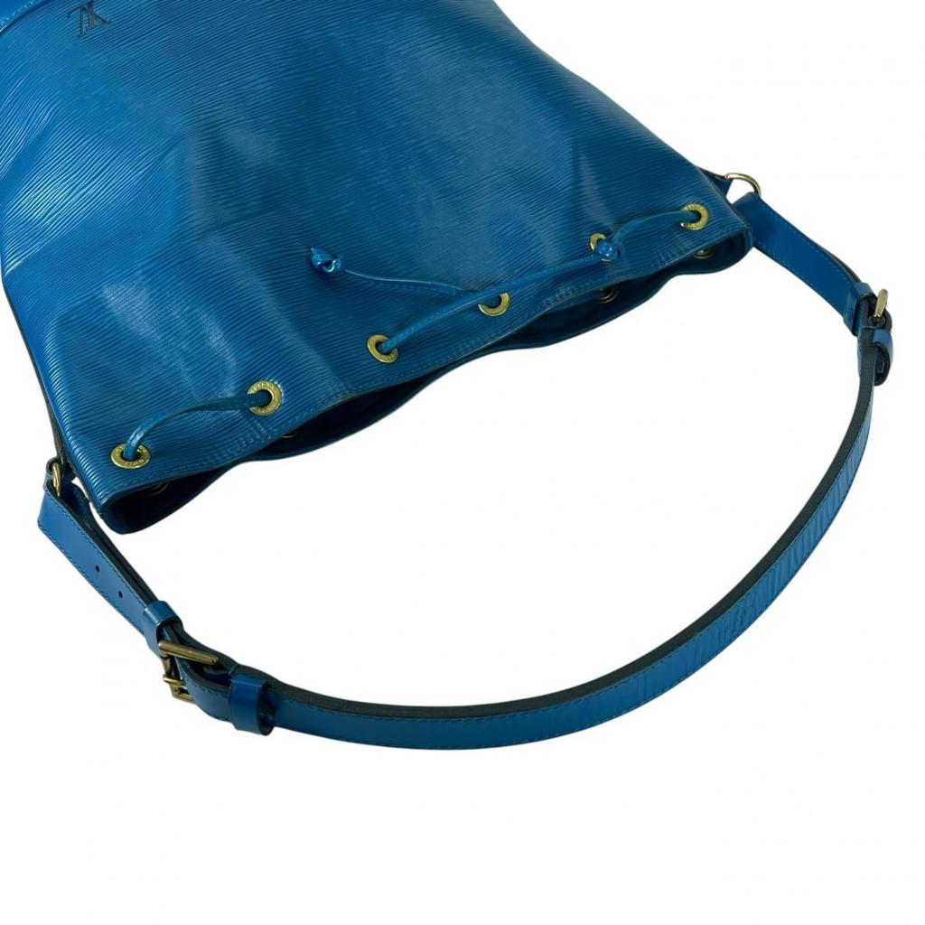 Louis Vuitton Toledo Blue Noe Shoulder Bag Epi Leather Blue M44005 Used