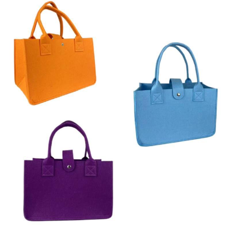 Trendy Felt Tote Bag Perfect For Fashionable Shopping And Gifting