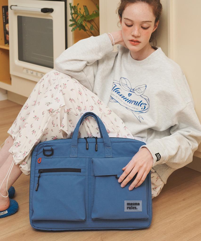 Masmarulez Briefit Laptop Case Slim Bag_Blue