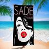 Popular Singer S-sade Microfiber Blanket Quick Drying Beach Towels Oversized Printing Super Absorbent Pool Towel Blanket