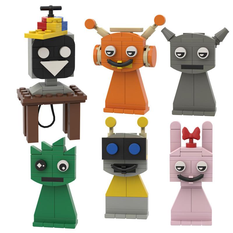 Sprunki Building Blocks Action Figure Model Toys Decoration Game Peripheral