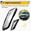 A16P-For Skoda Kodiaq 17-21 Car Front Headlamps Cover Glass Transparent Lampshades Cover Headlight Lens Auto Lamp Shell