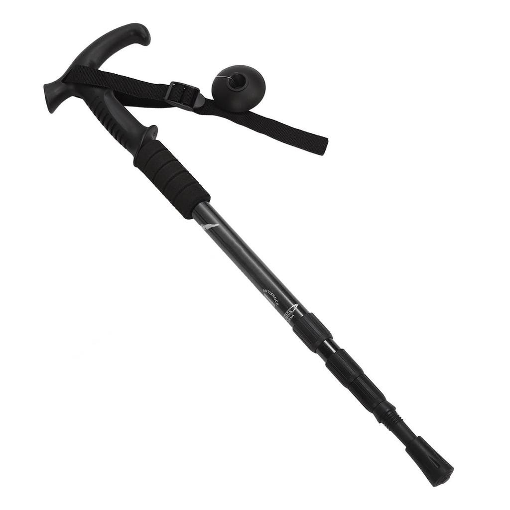 Telescopic Walking Stick Professional Aluminium Alloy Shock Absorption   Hiking Poles for Outdoor Hiking Camping