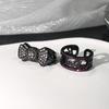 Dark Personality Sweet Cool Candy Inlaid Zir*****Pen Ring Temperament Spice Girl Index Finger Ring