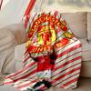 1pc Manchester United Manchester City Blanket, Home Printed Throw Blanket - Soft Blanket Gift for Family, Washable Sofa Bed Blanket