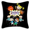 Anime Funny R-Rugrats Pillow Covers Cartoon Sofa Decorative Home Double-Sided Printing Short Plush Cute Cushion Cover