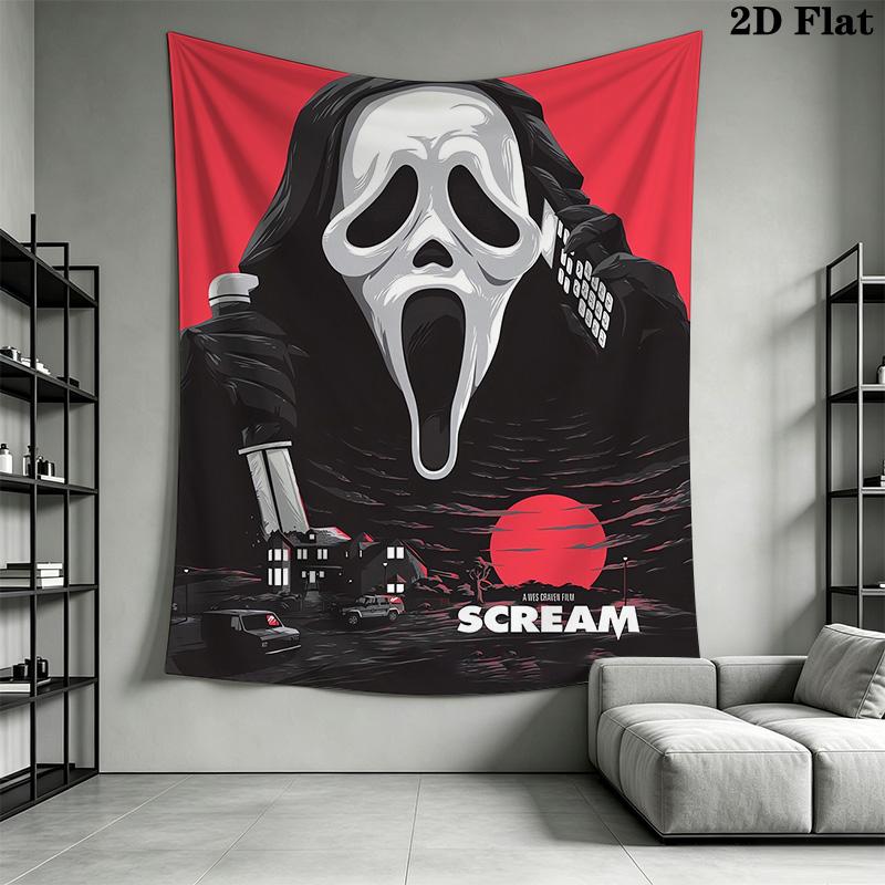 Scream Pattern Home Decor Tapestry, Wall Hanging, Decorative RV Wall Cloth.SGT0917373
