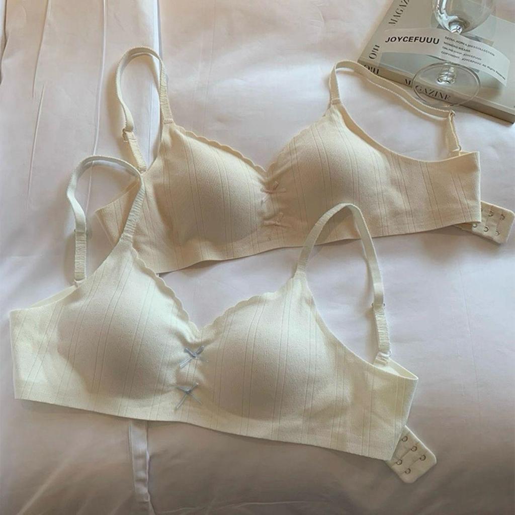 Bezešvá push-up podprsenka v japonském stylu pro malá prsa - Pohodlná, bez kostic, tenká s mašličkou