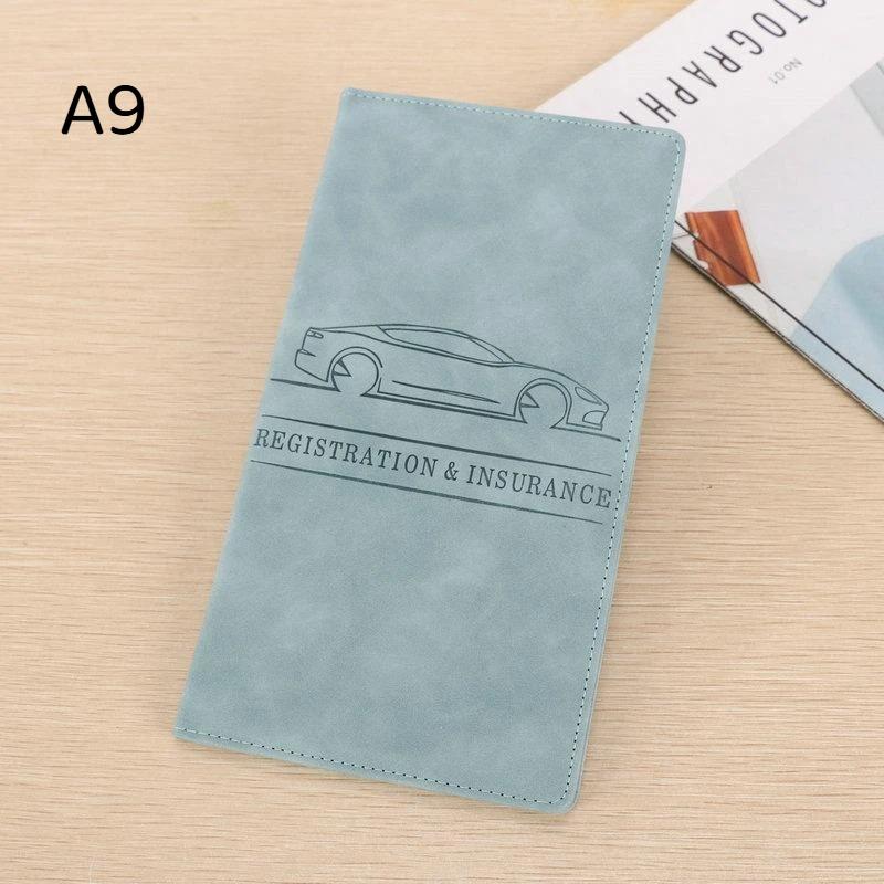 1 Pezzo Porta Documenti per Vano Portaoggetti Auto con Chiusura Magnetica Organizzatore Auto per Documenti Carte Patente