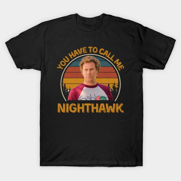 Men Black Print T-shirt Step Brothers You Have To Call Me Nighthawk Brennan Huff No-Cut Transfer Paper Print Cotton Tshirt 4XL чёрный