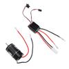 RC 550 12T Brushed Motor BEC 5V2A with 320A ESC High Torsion Brushed Motor for RC Cars Boats