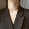 Women's Love Double-layer Clavicle Necklace, Minimalist Ins Style, Unique Influencer Trending Neck Chain
