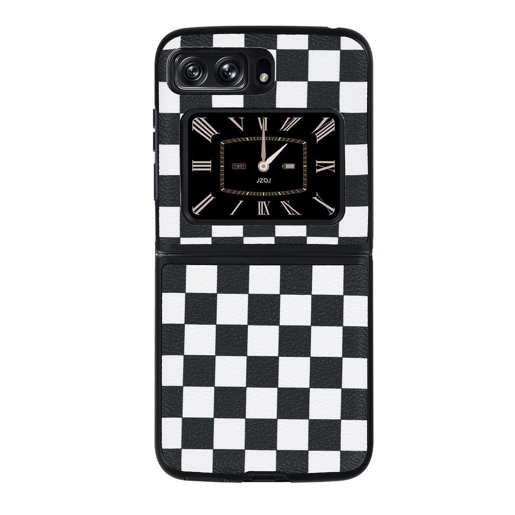 Suitable for moto razr 2026 folding screen mobile phone case with leather PC back cover hard case protective case