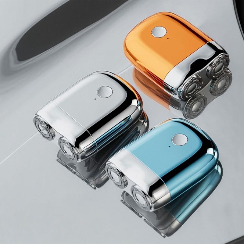 Mini Electric Shaver For Men Pocket Rechargeable Portable Magnetic Trimmer Face Beard Razors Hair Trimmer Shaver