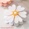 1 Set Refrigerator Magnets Cute Set of Six Clips Snack Storage Daisy Shape Gift Home Decor Durable 3D Design Creative 9x9cm