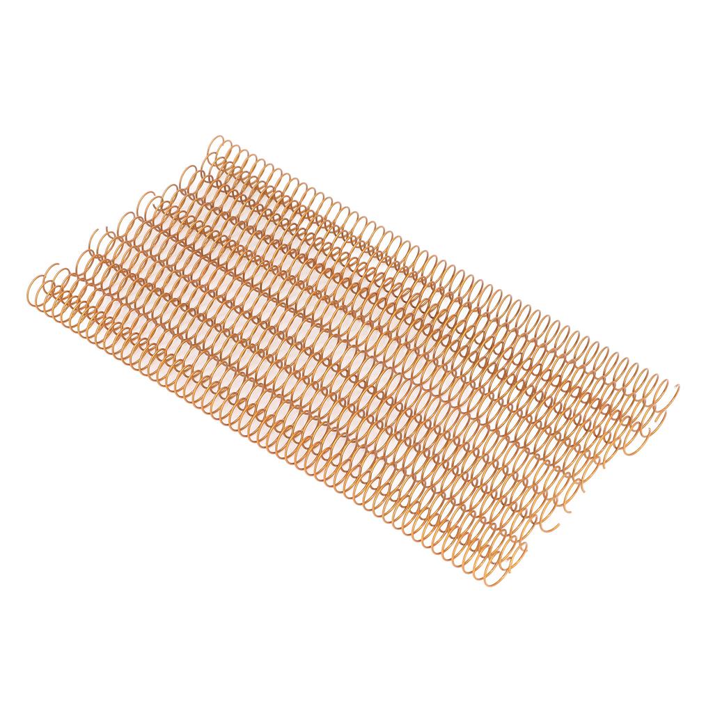 100 PCS Binding Spiral 16mm Diameter 48   4:1 Pitch 140 Sheet Capacity   Spiral Binding Coil