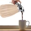 Handwoven Stainless Steel Thermal Coffee   Woven Rattan Body 1.5L 3 Walled Insulated Jug Pitcher 12 Hour Heat 24 Hour Cold Retention