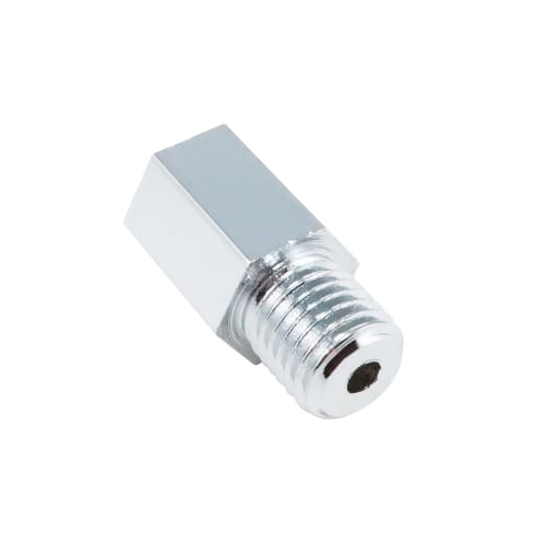 KITACO Round Mini Mirror Stay 50L Type Mounting Diameter M8+M10 Adapter Included 1 Piece Universal Plated 675-1400390