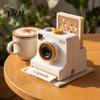 Coffee Art Tools for Home 3D Printed Latte Camera, Manual Powder Printer with Stencil Tool Template Cards, Cocoa Cinnamon Maker Cappuccino Hot