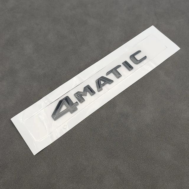 

3D ABS хромированная наклейка на задний багажник автомобиля, наклейка с эмблемой для W203 W204 W205 W211 W212 W213 W176 W177 GLE GLS ML GL G-CLASS чёрный