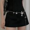 Metal Butterfly Tassel All-Match Waist Chain Women Belt For Dress Vintage High Waist Chain Belt For Women