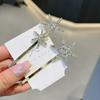 Forest Style Rhinestone Star Hair Clip - Celebrity-Inspired Hair Accessory for Women