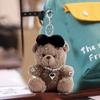 Bowknot Bear Charm Keychains Sweet Cute Pendant Car Keyring Backpack Decoration Fashion Jewelry for Women Girls